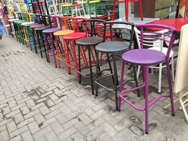 декоративная мебель: Hundurluk 72 Bar oturacaqlari material demirdir oturan yeri kojadir — 2