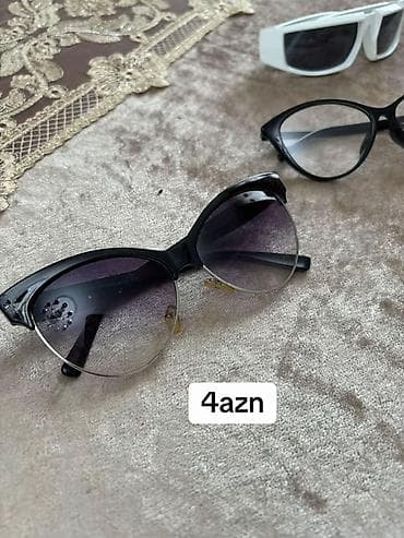 Eynəklər: Gün eynəkləri və optik çərçivələr – müxtəlif modellər - Ağ, iri — 2