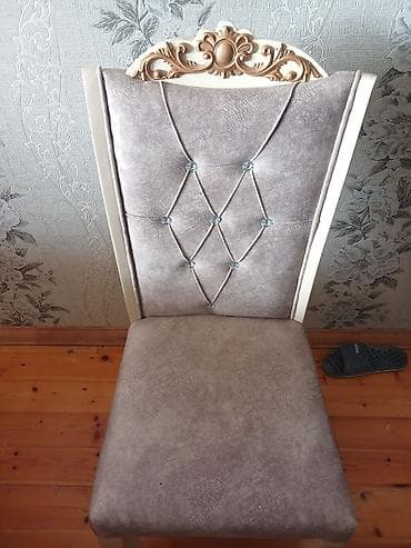 kafe ucun stol stullar: Qonaq otağı üçün, Açılmayan, Dördbucaq masa, 4 stul — 4