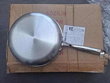 Tava, Paslanmayan polad, 24 sm — 2