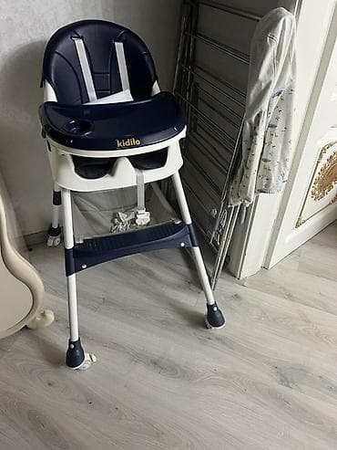Yemək masaları, oturacaqları: Kidilo uşaq yemək stulu - Rahat, yüksək arxalı oturacaq: yumşaq — 1