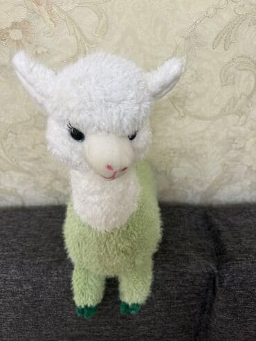uwaq ucun tortlar: Yumuşaq oyuncağ – alpaka fiquru - Material: yumşaq plyuş, toxunuşa — 1