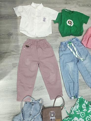 usaq paltarı: Uşaq geyimləri dəsti – qız üçün qarışıq modellər Dəstəkdə olan — 2