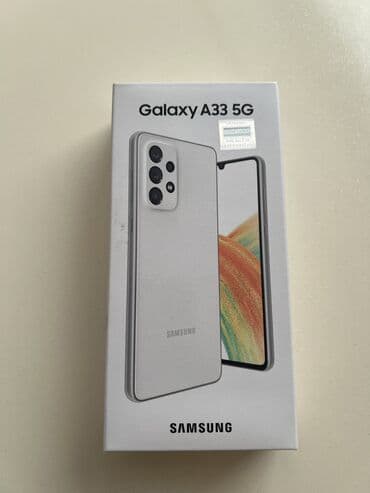 vector robot qiymeti: Samsung Galaxy A33 5G, 128 GB, rəng - Ağ — 5
