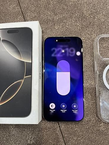 apple macbook: IPhone 16 Pro, 256 GB, Gümüşü, Face ID — 7