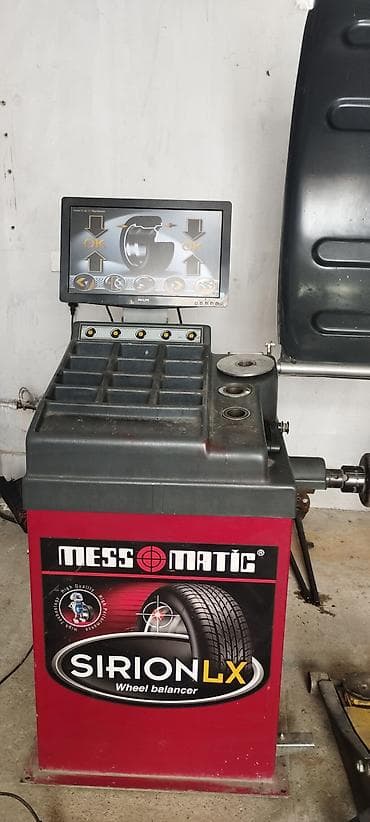 süd aparatı: Təkər balanslama və söküb-taxma avadanlıqları dəsti - Messomatic — 4