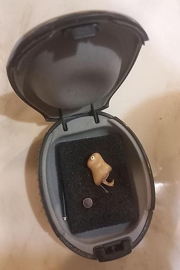 qulaq aparati: Kompakt qulaq içi eşitmə aparatı - Növ: Qulaqdaxili (CIC) eşitmə — 1