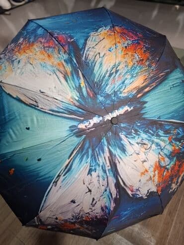 вешалка для брюк и рубашек напольная: Rəngarəng naxışlı çətirlər - Tip: mexaniki açılan, yığma dəmir — 1