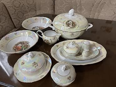 desti: Nahar dəsti, rəng - Ağ, Farfor, Madonna, Almaniya — 1