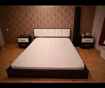 xirdalan riyad mebel: İkinəfərlik çarpayı, 2 tumba, İşlənmiş — 1