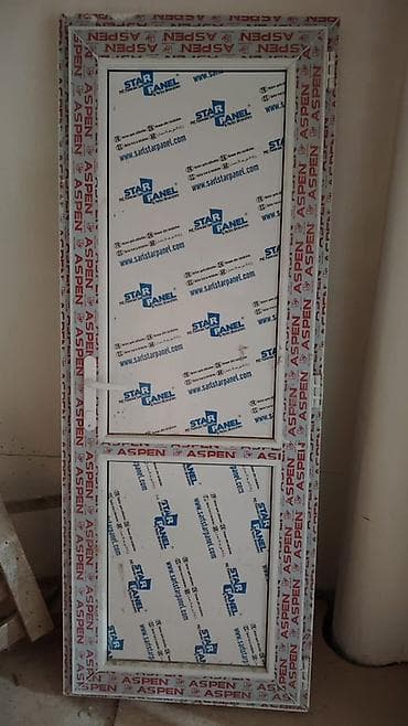 Plastik qapi 194/78sm 90 azn Yasamal 1353 leli PVC pencərə bloku -