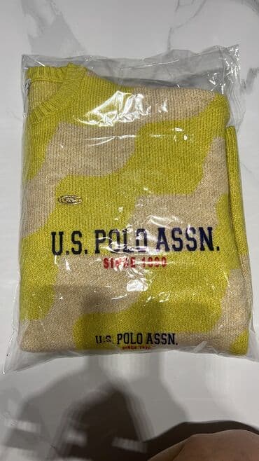 boğazlı qadın sviterləri: Sviter, Us Polo Assn, M, rəng - Sarı — 4