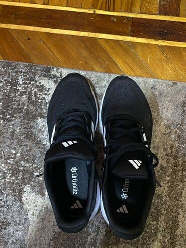 Ботинки: Qara rəngli idman ayaqqabısı – Adidas qaçış modeli - Dizayn: Klassik — 2