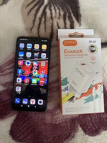 xiaomi redmi 9 t: Redmi 9T, 128 GB, rəng - Qara, Face ID — 3