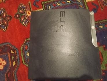 external hdd: Sony PlayStation 3 (PS3) Slim konsolu - Model: PS3 Slim (üst qapaqda — 1
