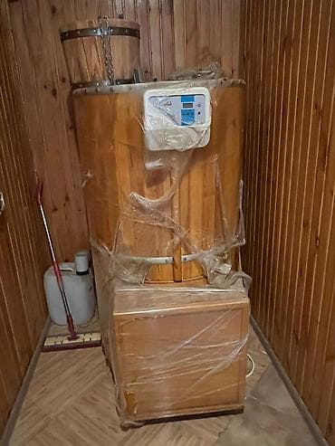 jakkuzi: Ağac buxar çəlləyi – rəqəmsal idarəetmə paneli ilə - Material: qalın — 2