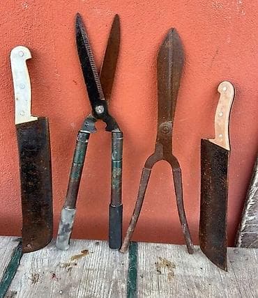 Mexaniki əl alətləri: Bağçılıq və ustalıq alətləri dəsti Tərkib: - Əl mişarı – taxta və — 2