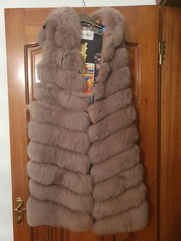 təbii qadın şubaları: Kürk, Max Mara, M, rəng - Bej — 1