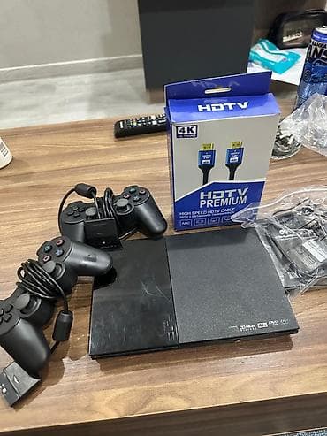 2 defe istifade olunub, PlayStation 2 Slim oyun konsolu seti
