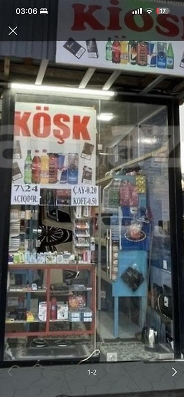 Obyekt icarəyə verilir 6.50 kv Eni 1,72 x uzunu 3,82