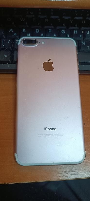 redmi note 8: IPhone 7 Plus, 32 GB, Rose Gold, Barmaq izi, Face ID — 2
