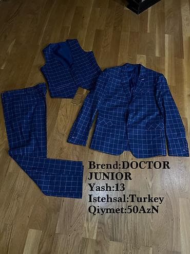 2 yas: Brend:DOCTOR JUNIOR
Yash:13
Istehsal:Turkey
Qiymet:50AzN — 5
