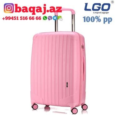 yol cantası: Polipropilenden hazirlanmis yuksek keyfiyyetli camadanlar. Чемоданы — 1