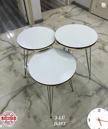 Masalar: Türk istehsalı 🇹🇷 Hazır elde var. *ZİQONLAR* *Desti 90 manat* — 4