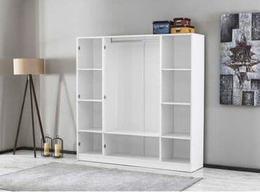 Masalar və oturacaqlar: Yeni, Açılan, 4 qapılı Düz dolab, Şifonyer, Azərbaycan — 2