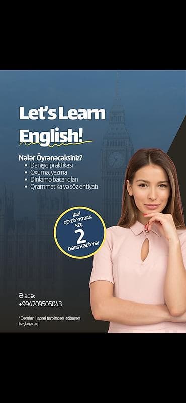 Xarici dil kursları: Xarici dil kursu, İngilis dili — 1