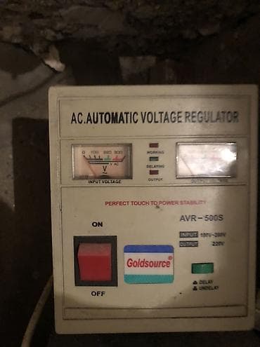 stabilizator satilir: İşlənmiş, Ev üçün, 1 faza, Gərginliy stabilizatoru, Digər gərginlik — 1