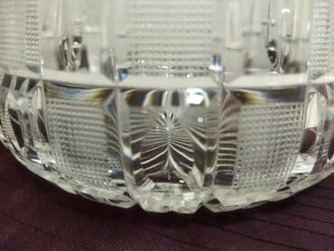 servant qablari: Çexiya xrustalı. Meyvə qabı. Servantda saxlanılıb. Heç bir qüsuru — 3