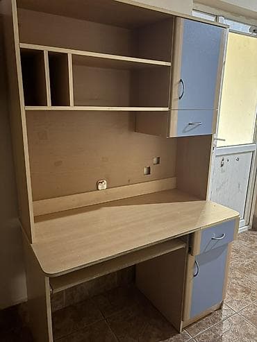 Düz masa, Polkalı, Siyirməli, MDF