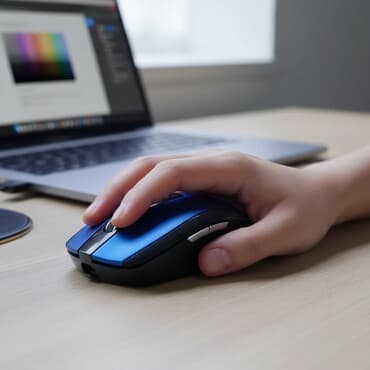 Simsiz maus; 2.4 ghz, kompüter, noutbuk, planşet, smartfon, TV box və — 1