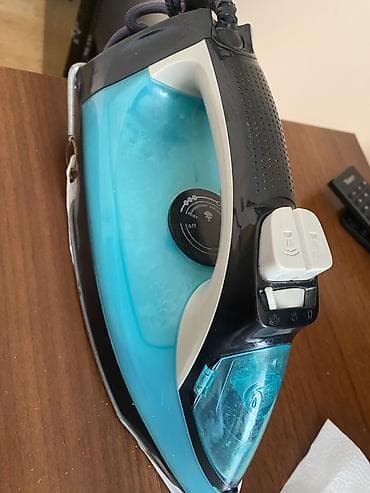 Buharlı ütülər: Buxarlı ütü - Rəng: mavi/qaranlıq boz gövdə, şəffaf su çəni - Buxar — 3