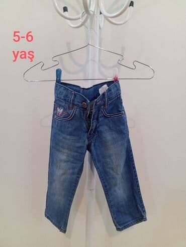 Nənnilər: Uşaq cins şalvarı - Ölçü: 5–6 yaş (şəkildə göstərilib) - Model: Wogi — 1