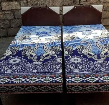 taxt uzluyu: Təzə çarpayılar. 1 nəfərlik çarpayılar 60 manat. 2 nəfərlik taxt 110 — 14