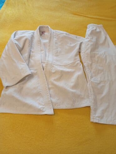 trenerke od mokre likre: Judo kimono dəsti – gödəkcə və şalvar - Rəng: ağ - Material: qalın — 1