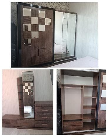 termosu: Yataq dəsti satilir. 180 azn dolab 220x240 olcude termo tumba 2 eded — 1