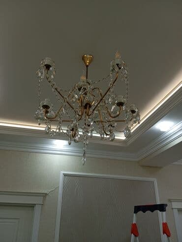 Çılçıraq, 8 lampa, Metal
