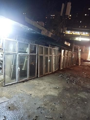 PVC pəncərə və qapı blokları - Material: ağ rəngli PVC profil