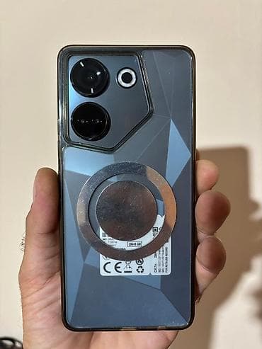 ayfon 16 e: Tecno Camon 19 Pro, 256 GB, rəng - Göy, Barmaq izi — 2