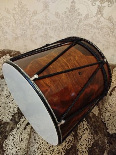 nerd taxta sekilleri: Balaban (nağara) tipli ikitərəfli davul - Korpus: cilalanmış ağac — 6