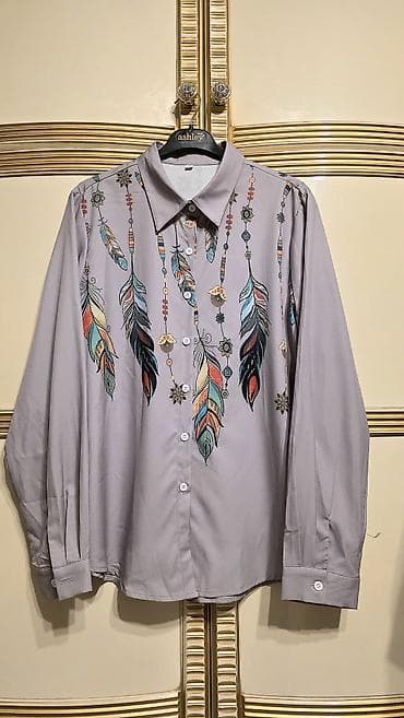 Bohem tərzli qadın köynəyi.yepyeni.100% polyester.hezi ehmedli metro — 2