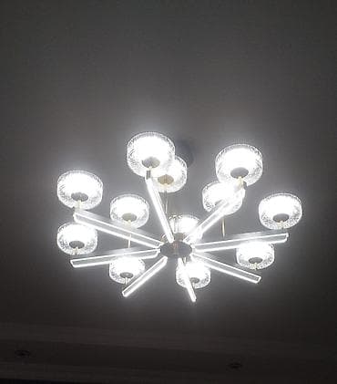 Şəkillər, tablolar: Çılçıraq, 10 və daha çox lampa, Metal — 1