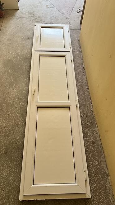 pendir: PVC plastik pəncərə panelləri və açılan tağlar - Material: ağ rəngli — 1