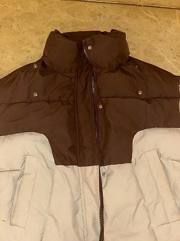 küləkçə: İki rəngli qış gödəkçəsi - Rəng: yuxarı hissə tünd qəhvəyi, aşağı — 2