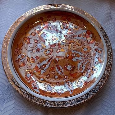 Çay dəsti, rəng - Qızılı, Farfor — 6