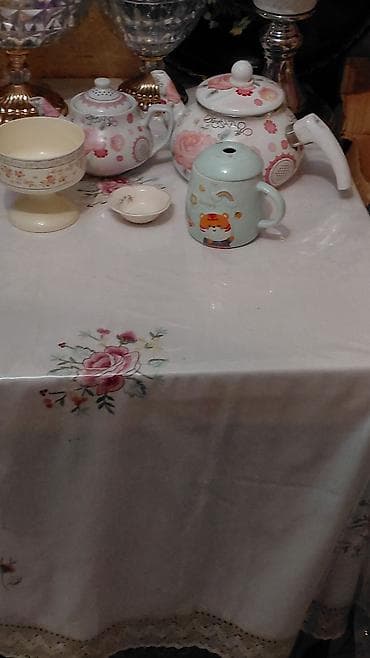 malina kolu: Klassik üslubda dekorlu porselen servis dəsti - Material: nazik — 4