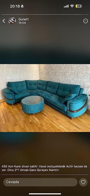 cester divani: Künc divan, İşlənmiş — 1